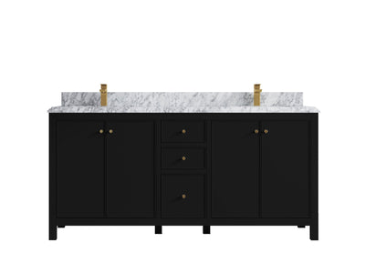 Chicago 72 in. W x 22 in. D Double Sink Bathroom Vanity - Willow Bath and Vanity