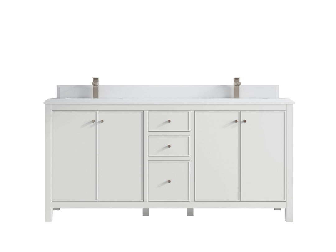 Chicago 72 in. W x 22 in. D Double Sink Bathroom Vanity - Willow Bath and Vanity