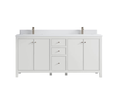 Chicago 72 in. W x 22 in. D Double Sink Bathroom Vanity - Willow Bath and Vanity