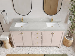 Chicago 72 in. W x 22 in. D Double Sink Bathroom Vanity - photo 32