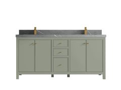 Chicago 72 in. W x 22 in. D Double Sink Bathroom Vanity - photo 35