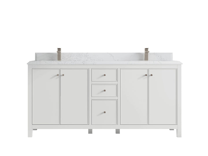 Chicago 72 in. W x 22 in. D Double Sink Bathroom Vanity - photo 27