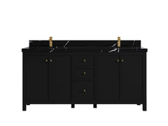 Chicago 72 in. W x 22 in. D Double Sink Bathroom Vanity - photo 9