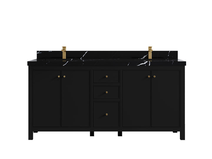 Chicago 72 in. W x 22 in. D Double Sink Bathroom Vanity - photo 9
