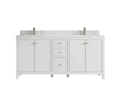 Chicago 72 in. W x 22 in. D Double Sink Bathroom Vanity - photo 25