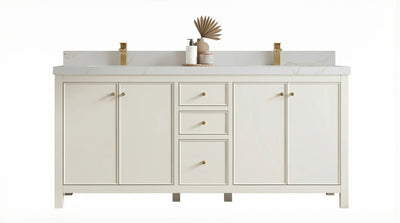 Chicago 72 in. W x 22 in. D Double Sink Bathroom Vanity - Willow Bath and Vanity