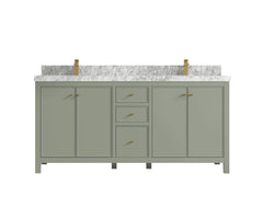 Chicago 72 in. W x 22 in. D Double Sink Bathroom Vanity - photo 11