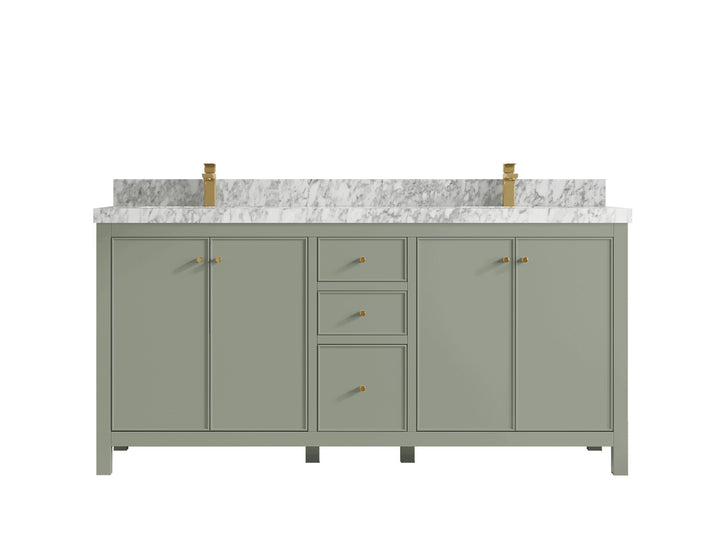Chicago 72 in. W x 22 in. D Double Sink Bathroom Vanity - photo 11