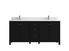Chicago 72 in. W x 22 in. D Double Sink Bathroom Vanity - photo 29