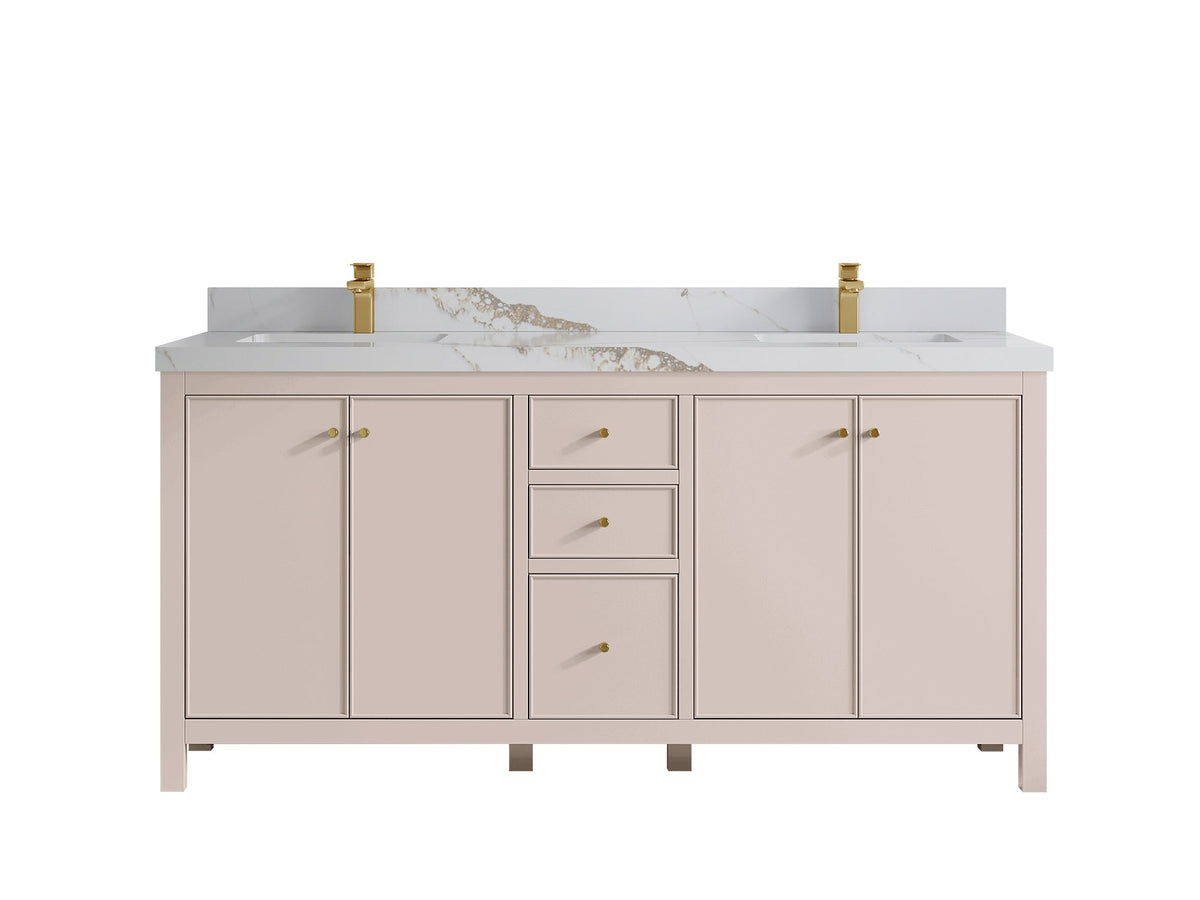 Chicago 72 in. W x 22 in. D Double Sink Bathroom Vanity - Willow Bath and Vanity