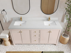 Chicago 72 in. W x 22 in. D Double Sink Bathroom Vanity - photo 12