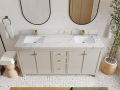 Chicago 72 in. W x 22 in. D Double Sink Bathroom Vanity - photo 40