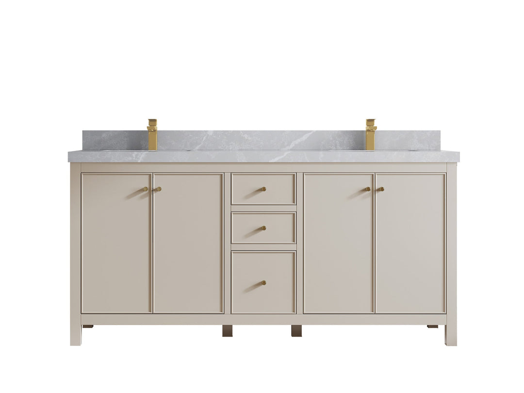 Chicago 72 in. W x 22 in. D Double Sink Bathroom Vanity - Willow Bath and Vanity
