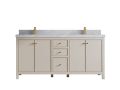 Chicago 72 in. W x 22 in. D Double Sink Bathroom Vanity - photo 33