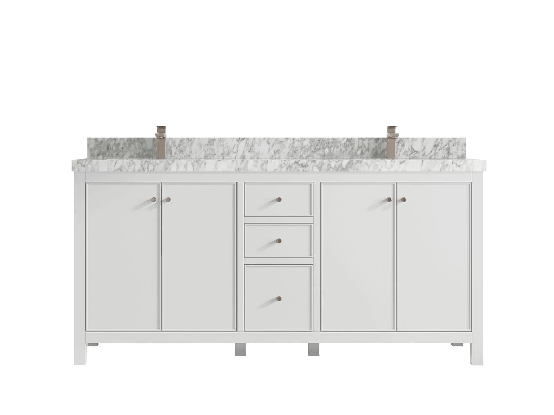 Chicago 72 in. W x 22 in. D Double Sink Bathroom Vanity - Willow Bath and Vanity