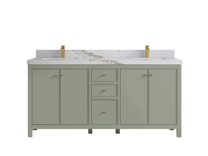Chicago 72 in. W x 22 in. D Double Sink Bathroom Vanity - photo 15