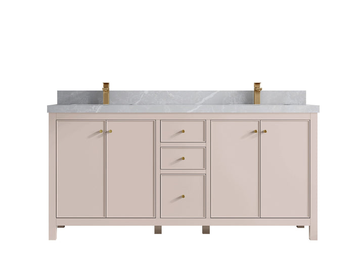 Chicago 72 in. W x 22 in. D Double Sink Bathroom Vanity - photo 33