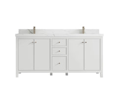 Chicago 72 in. W x 22 in. D Double Sink Bathroom Vanity - photo 17