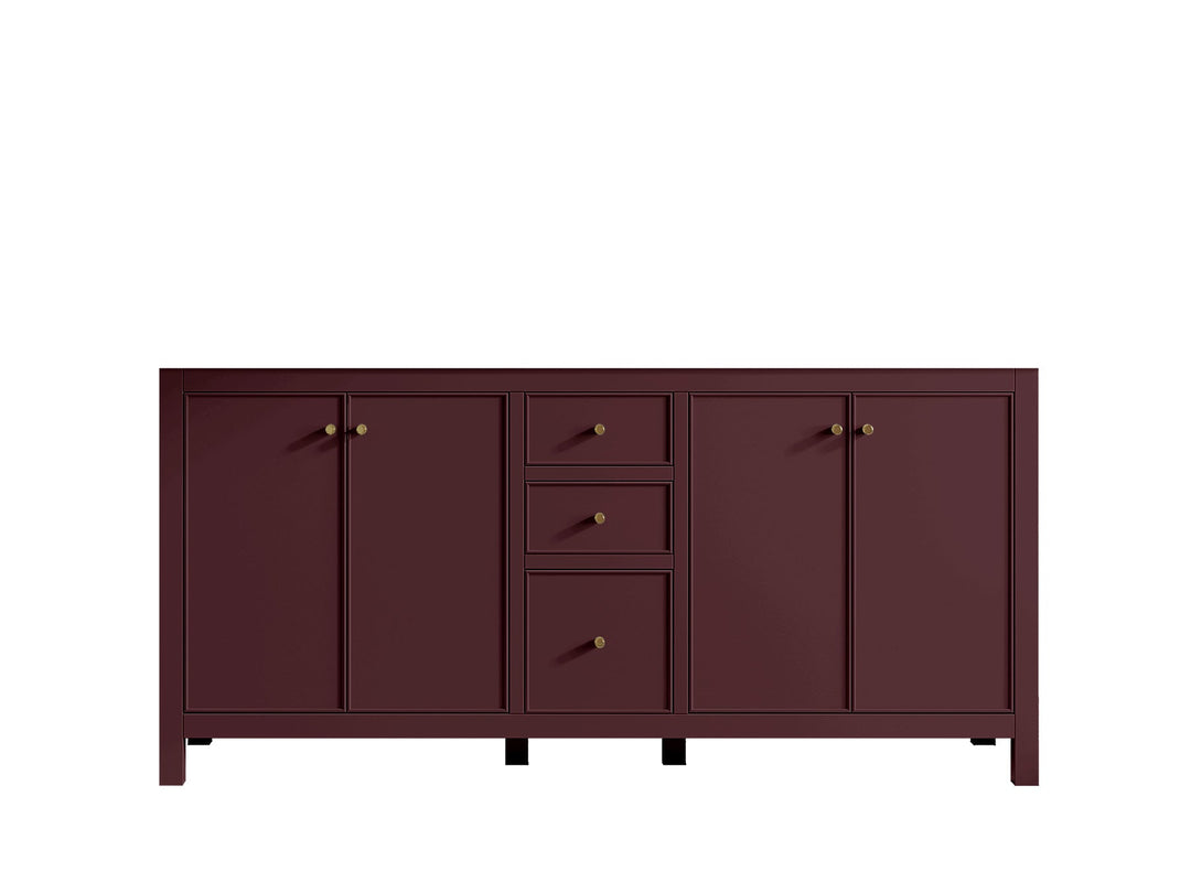Chicago 72 in. W x 22 in. D Double Sink Bathroom Vanity - Willow Bath and Vanity