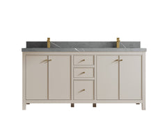 Chicago 72 in. W x 22 in. D Double Sink Bathroom Vanity - photo 35