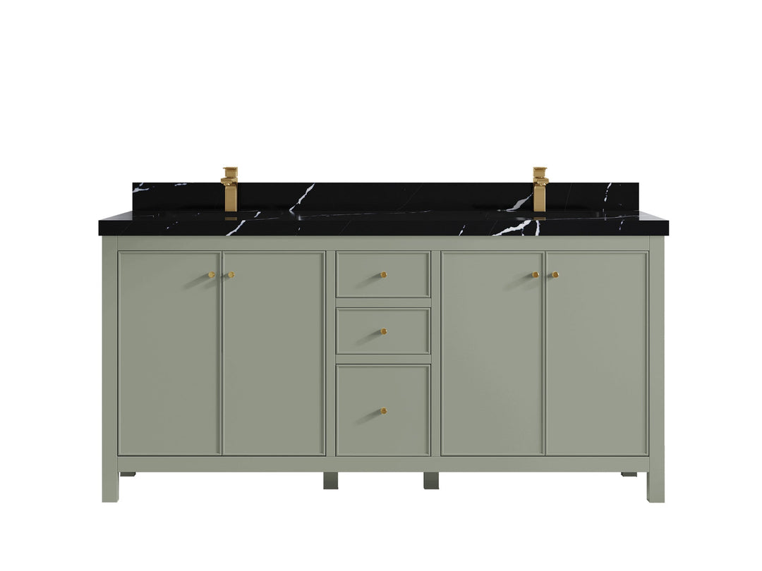 Chicago 72 in. W x 22 in. D Double Sink Bathroom Vanity - Willow Bath and Vanity