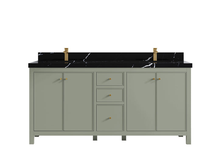 Chicago 72 in. W x 22 in. D Double Sink Bathroom Vanity - photo 9