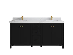 Chicago 72 in. W x 22 in. D Double Sink Bathroom Vanity - photo 21