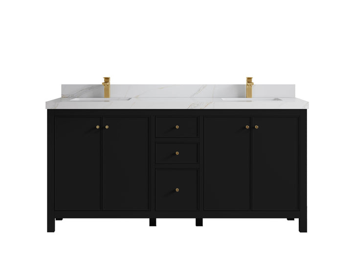 Chicago 72 in. W x 22 in. D Double Sink Bathroom Vanity - photo 21
