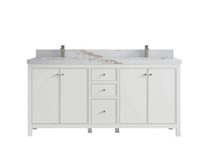 Chicago 72 in. W x 22 in. D Double Sink Bathroom Vanity - photo 15