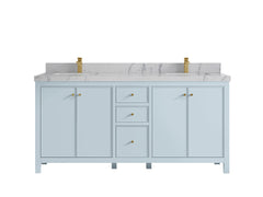 Chicago 72 in. W x 22 in. D Double Sink Bathroom Vanity - photo 43