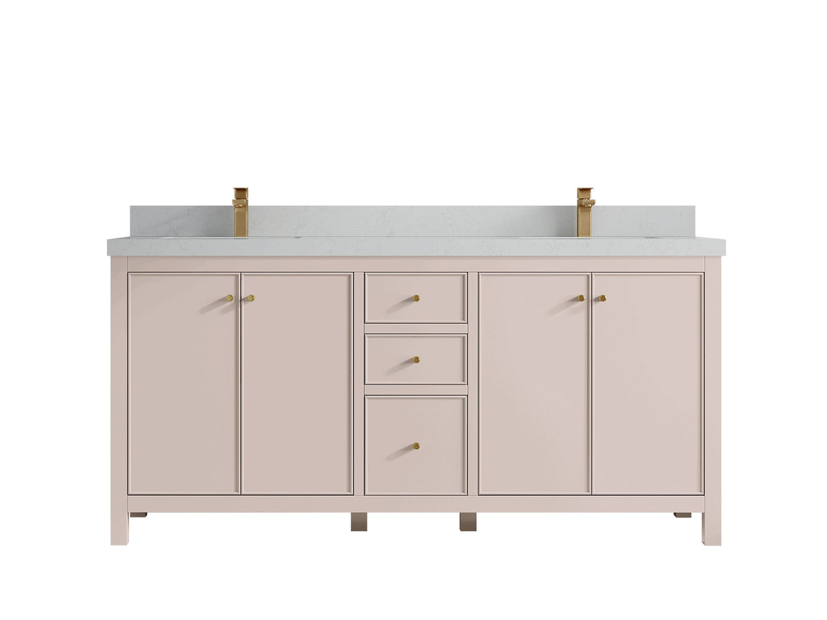 Chicago 72 in. W x 22 in. D Double Sink Bathroom Vanity - Willow Bath and Vanity