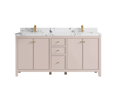 Chicago 72 in. W x 22 in. D Double Sink Bathroom Vanity - Willow Bath and Vanity