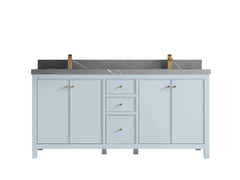 Chicago 72 in. W x 22 in. D Double Sink Bathroom Vanity - photo 35
