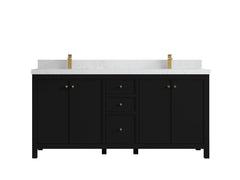 Chicago 72 in. W x 22 in. D Double Sink Bathroom Vanity - photo 31