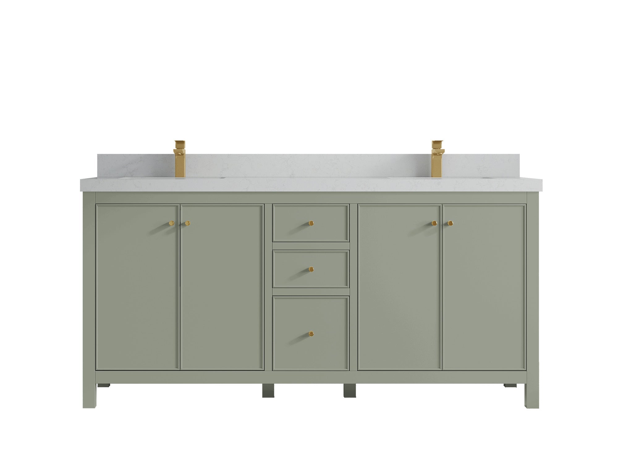 Chicago 72 in. W x 22 in. D Double Sink Bathroom Vanity - Willow Bath and Vanity