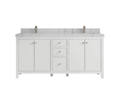 Chicago 72 in. W x 22 in. D Double Sink Bathroom Vanity - photo 43