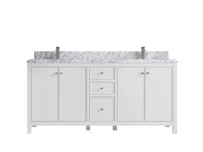Chicago 72 in. W x 22 in. D Double Sink Bathroom Vanity - Willow Bath and Vanity