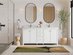 Chicago 72 in. W x 22 in. D Double Sink Bathroom Vanity - photo 5
