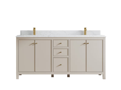 Chicago 72 in. W x 22 in. D Double Sink Bathroom Vanity - Willow Bath and Vanity