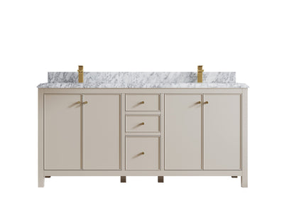 Chicago 72 in. W x 22 in. D Double Sink Bathroom Vanity - Willow Bath and Vanity