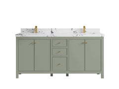 Chicago 72 in. W x 22 in. D Double Sink Bathroom Vanity - photo 41