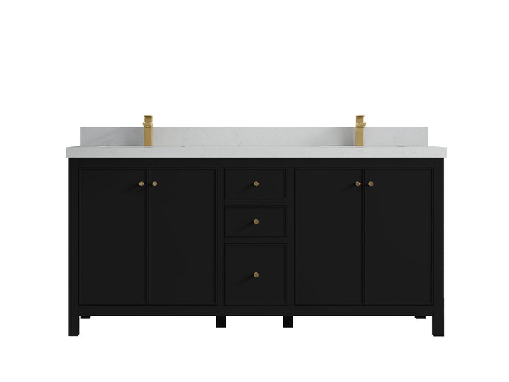 Chicago 72 in. W x 22 in. D Double Sink Bathroom Vanity - photo 13