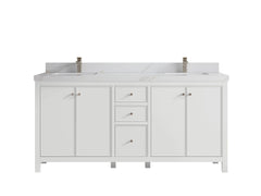 Chicago 72 in. W x 22 in. D Double Sink Bathroom Vanity - photo 21