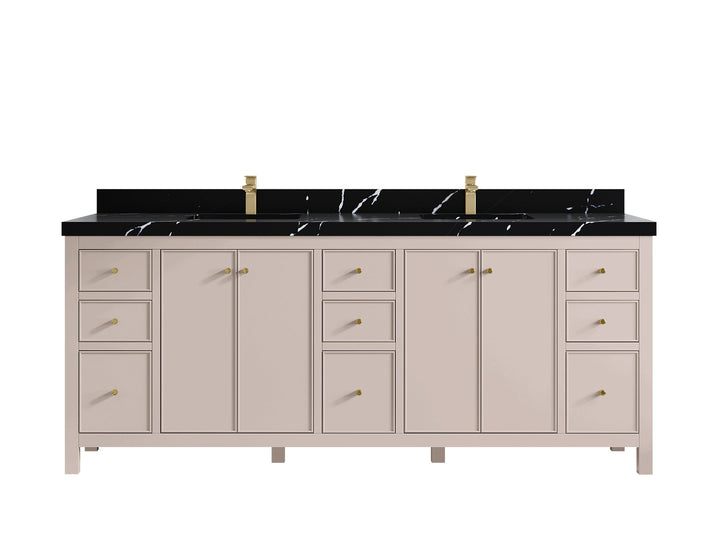 Chicago 84 in. W x 22 in. D Double Sink Bathroom Vanity - photo 9