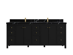 Chicago 84 in. W x 22 in. D Double Sink Bathroom Vanity - photo 9