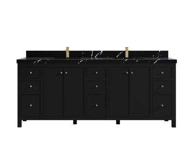 Chicago 84 in. W x 22 in. D Double Sink Bathroom Vanity - Willow Bath and Vanity