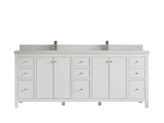 Chicago 84 in. W x 22 in. D Double Sink Bathroom Vanity - photo 21