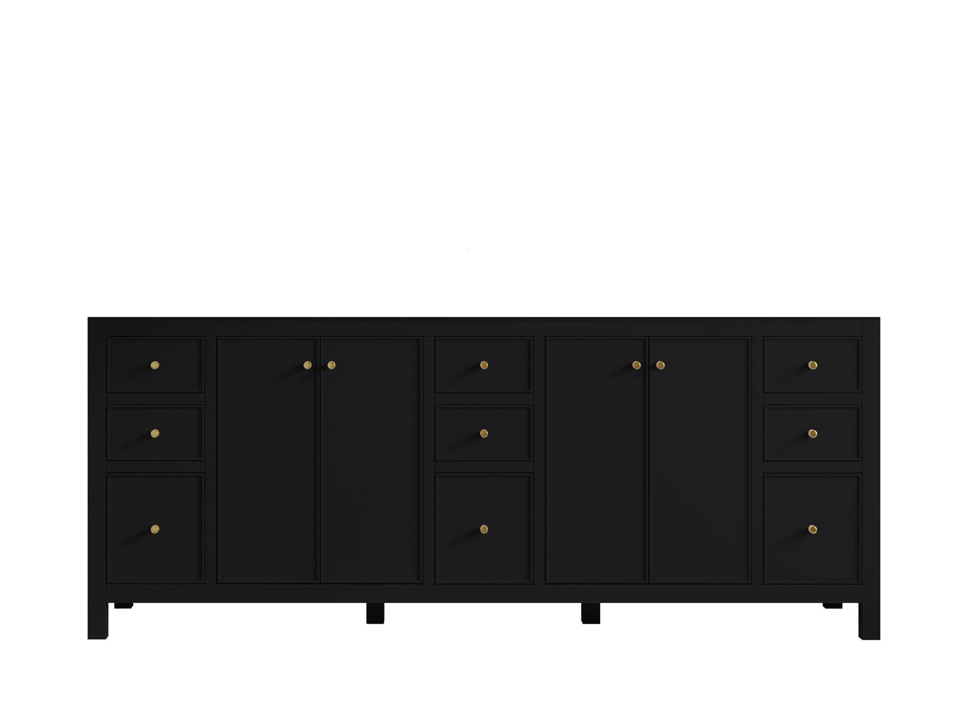 Chicago 84 in. W x 22 in. D Double Sink Bathroom Vanity - Willow Bath and Vanity