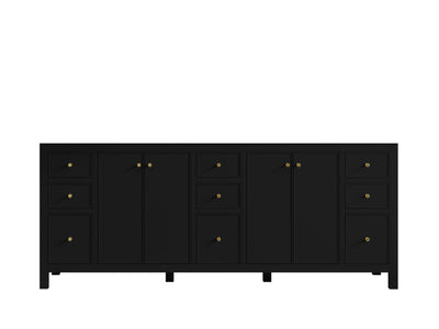 Chicago 84 in. W x 22 in. D Double Sink Bathroom Vanity - Willow Bath and Vanity