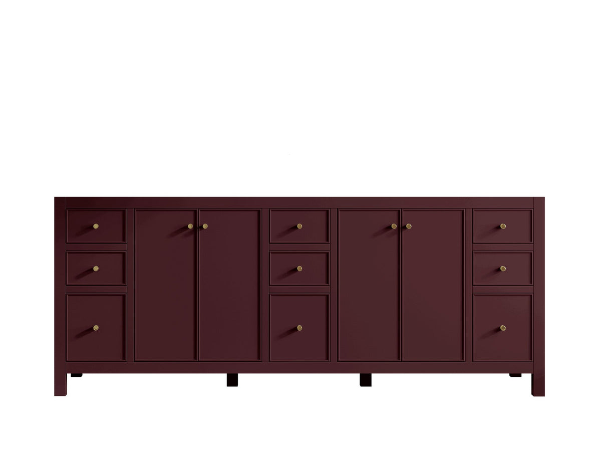 Chicago 84 in. W x 22 in. D Double Sink Bathroom Vanity - Willow Bath and Vanity